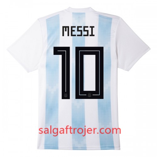 Argentina Fodboldtrøjer Messi 10 Hjemmebanesæt VM 2018 Argentina Fodboldtrøjer Messi 10 Hjemmebanesæt VM 2018